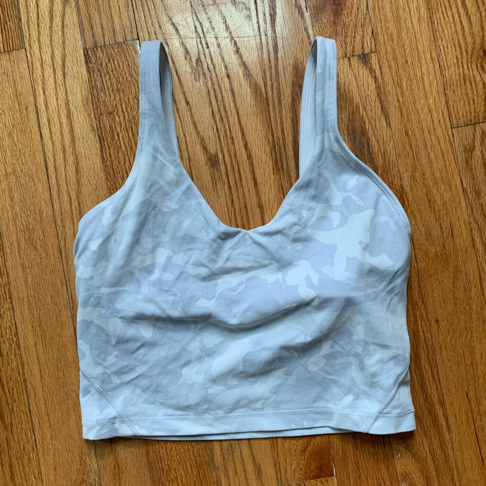 Lululemon align tank grey/white camo